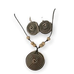 COPY - Colombia traditional Hat Jewelry. Sombrero vueltiao set of Necklace and …